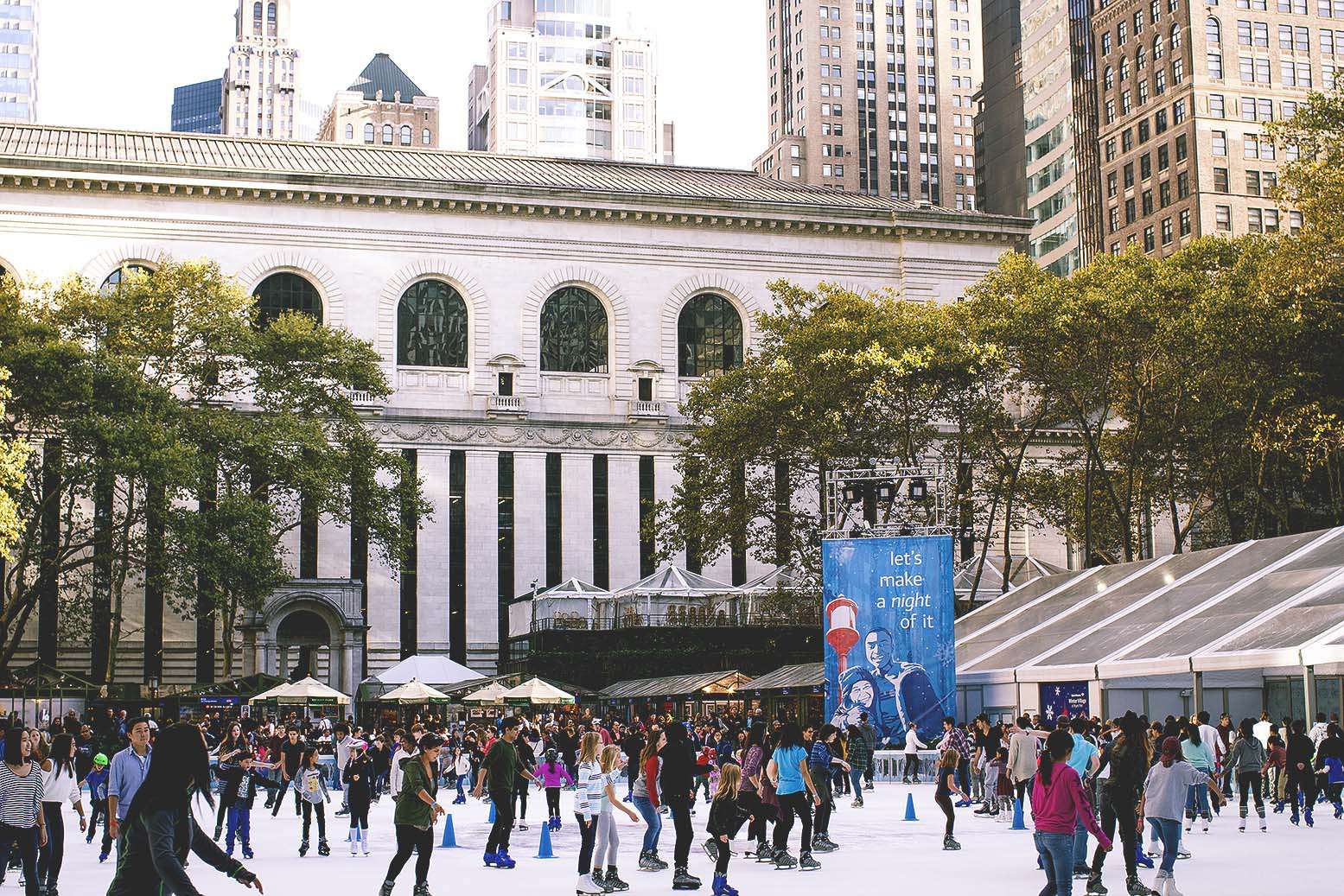 bryant park ice skating