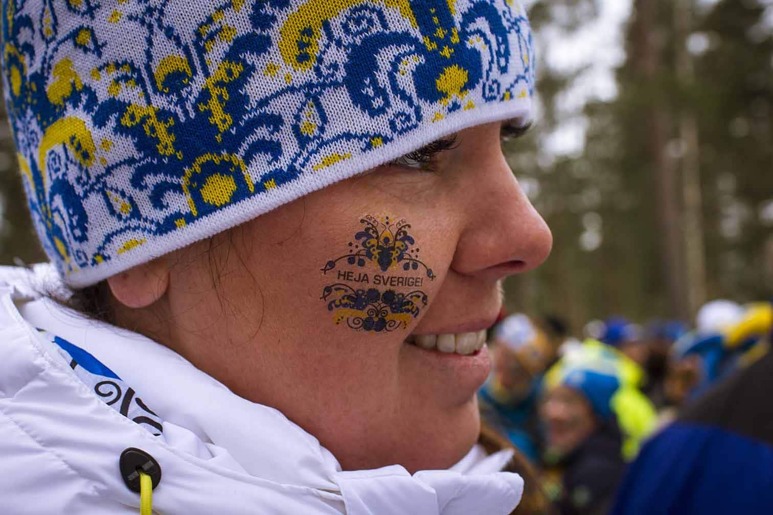 VM i Falun Sara Träningsglädje
