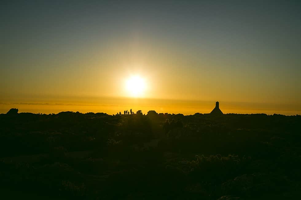 Taffelberget Kapstaden solnedgång