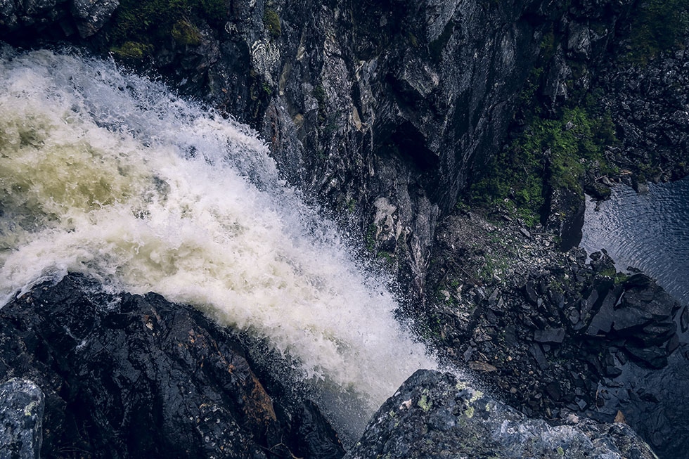 Brudslöjan vattenfall Storlien