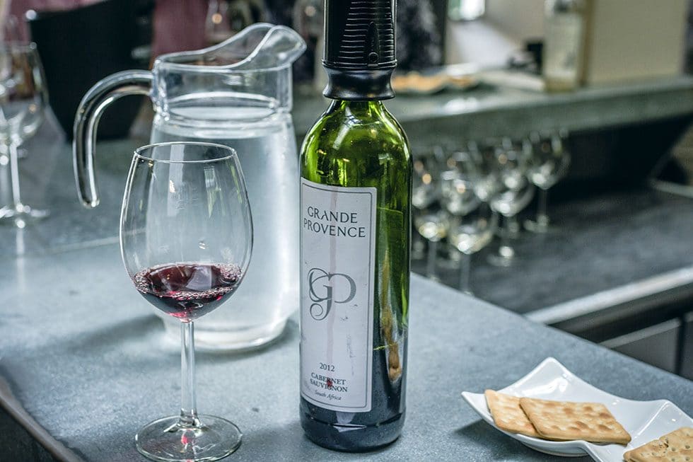 Franschhoek Grande Provence wine tasting